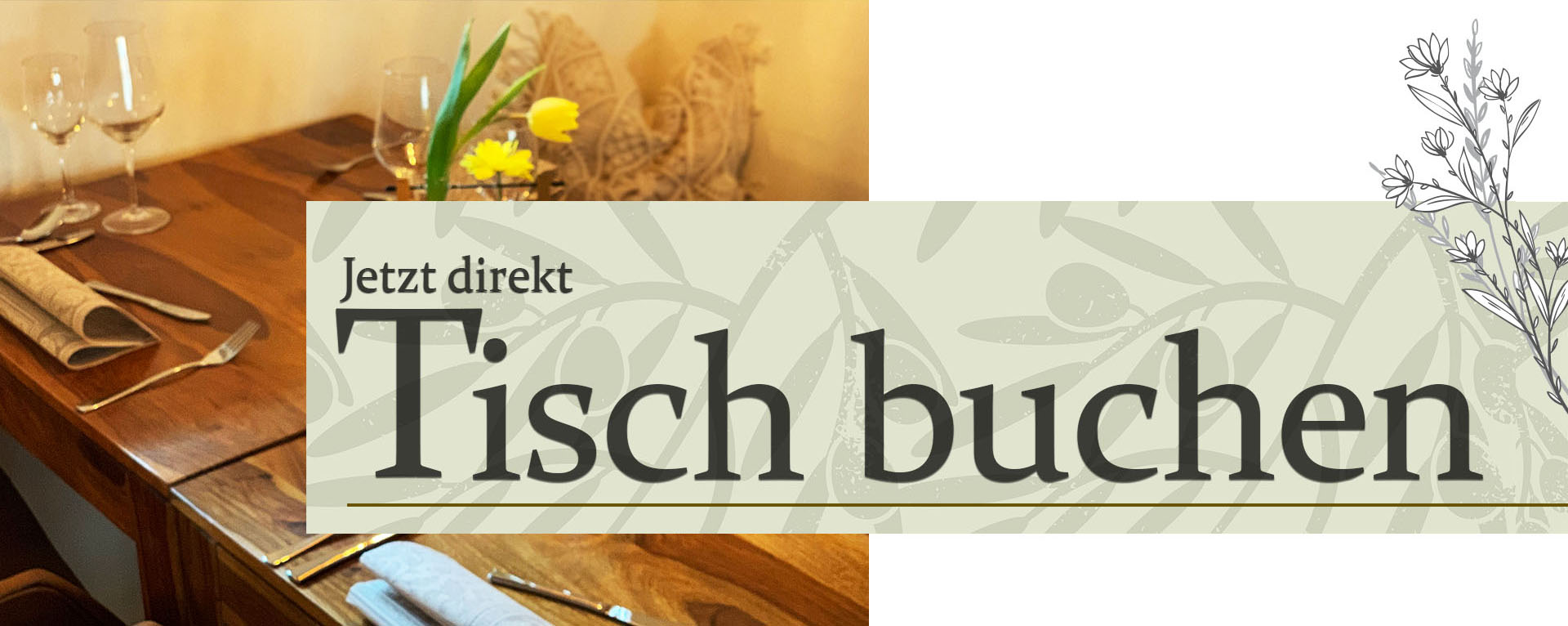 Reservieren Sie Ihren Tisch direkt in unserem Restaurant in Wangen - wir freuen uns darauf Sie im Allgäu begrüßen zu dürfen!